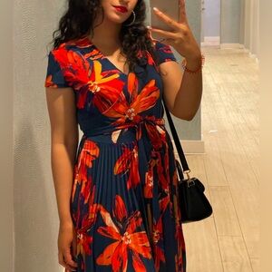Midi sunset floral dress